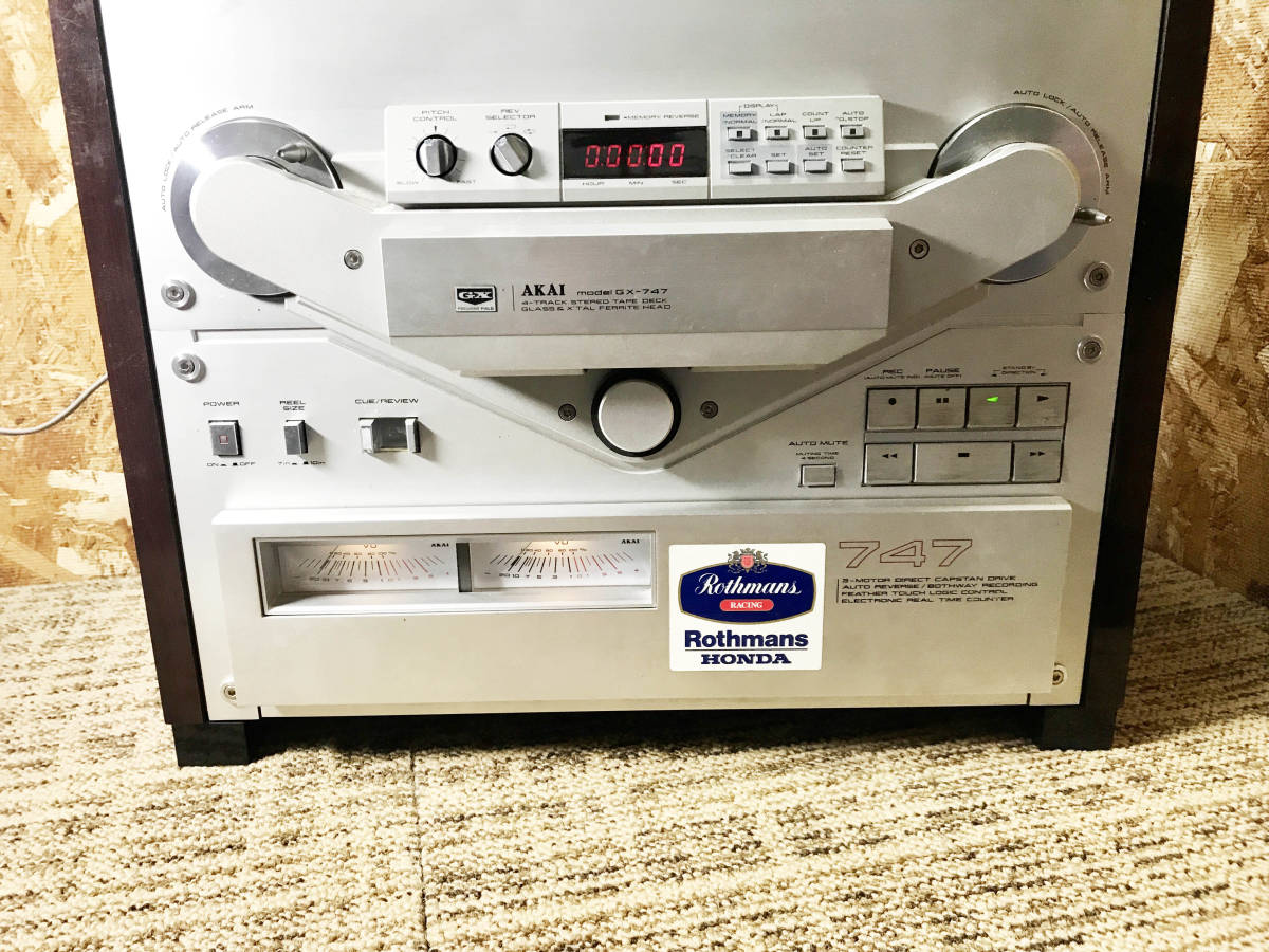 GX-747 AKAI Akai アカイ オープンリールデッキ Recorder Fully Tape 