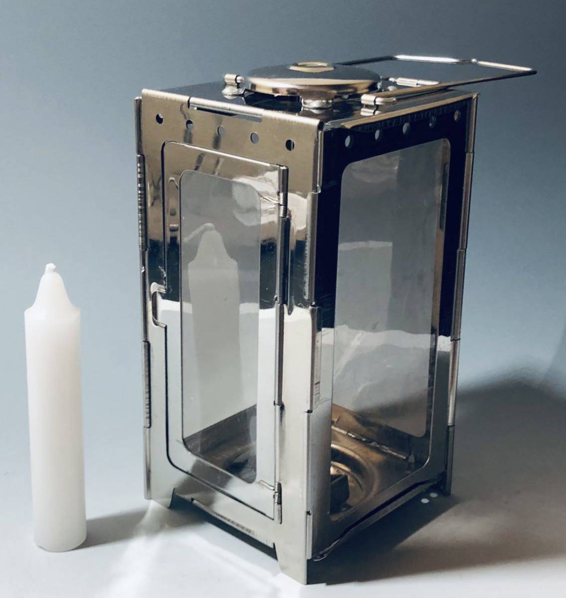 人気定番，お得 1点限り スイス軍 フォールディングキャンドル ランタン Swiss Army Folding Candle Lantern ヴィンテージ ミリタリー キャンドル付き(キャンドルランタン)｜売買されたオークション情報、yahooの商品 キャンドルランタン