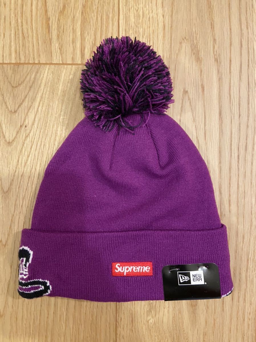 お得，最新作 Supreme newera script cuff Beanie シュプリーム ニットキャップ ビーニー ニューエラ(帽子)｜売買されたオークション情報、yahooの商品情報をアーカイブ公開 - オークファン 服飾小物