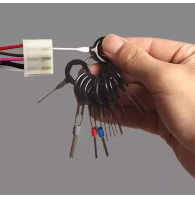 38 ピース/セット自動車プラグ回路基板ワイヤーハーネス端子除去ツールピックコネクタ圧着ピンバック針_2