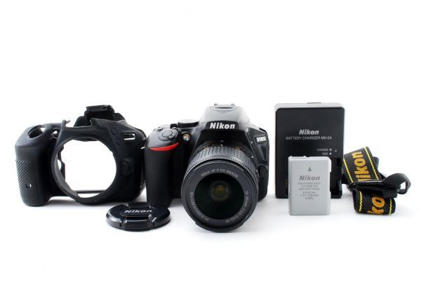 D5600 Nikon DX AF-P NIKKOR 18-55mm VR Camera com : ニコン SLR