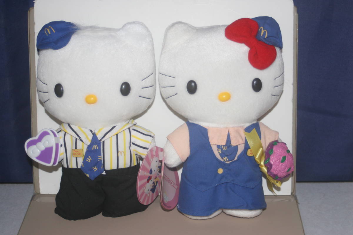 ハローキティ キティ ダニエル マクドナルド クルー ぬいぐるみ セット Mcdonald S Crew 制服 ドール ハローキティ 売買されたオークション情報 Yahooの商品情報をアーカイブ公開 オークファン Aucfan Com