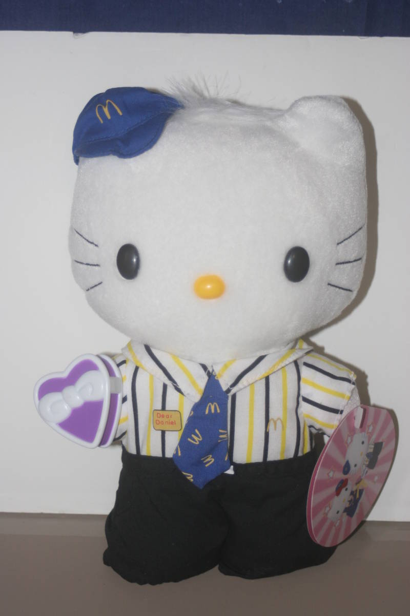 ハローキティ キティ ダニエル マクドナルド クルー ぬいぐるみ セット Mcdonald S Crew 制服 ドール ハローキティ 売買されたオークション情報 Yahooの商品情報をアーカイブ公開 オークファン Aucfan Com