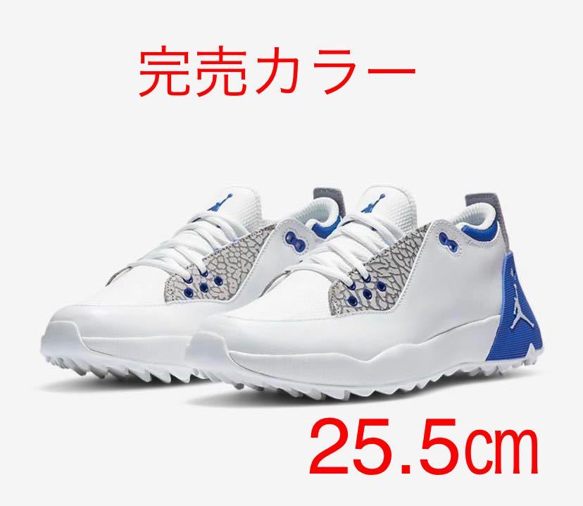 定番人気，2026 即 カラー 25.5㎝ ナイキ ジョーダン ADG 2 ゴルフシューズ ホワイト/ブルー(25.5cm)｜売買されたオークション情報、yahooの商品情報をアーカイブ公開 - オークファン 25.5cm
