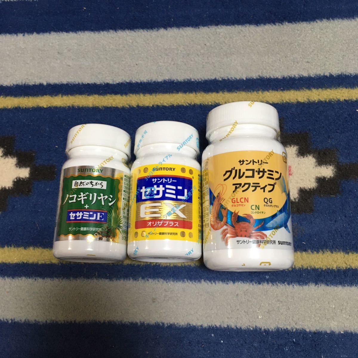 サントリーセサミンEX ノコギリヤシ＋セサミンE グルコサミンアクティブ 3点セット(健康食品)｜売買されたオークション情報、yahooの商品情報をアーカイブ公開 - オークファン その他