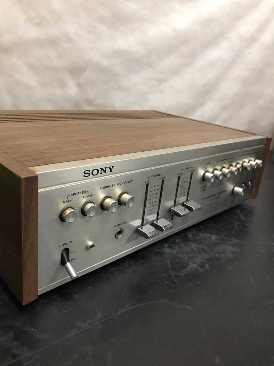 安心の送料込み！！動作品 音だし確認済み SONY プリメインアンプ TA