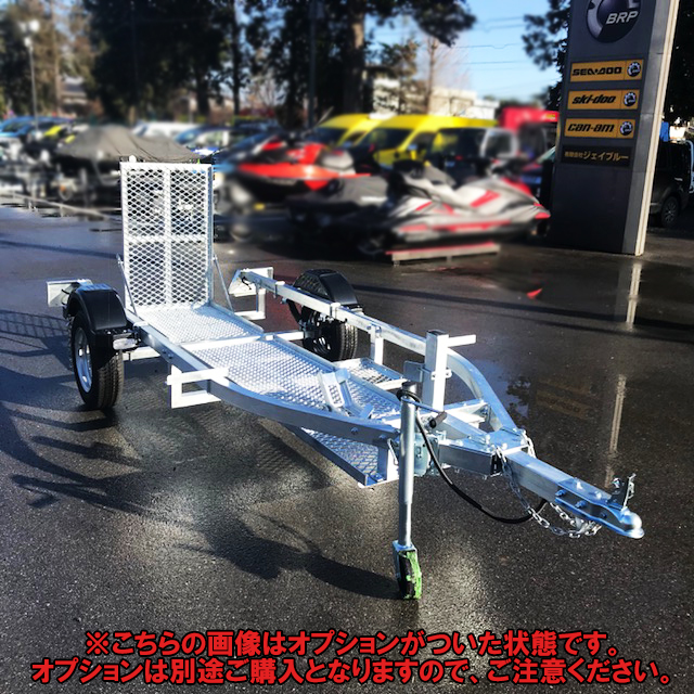 REX TRAILER &frasl; レックストレーラー | REX-JBTRB2輪車牽引専用 普通8ナンバー スチールフレーム 2艇積 STYLE LOW 0 JET トレーラー※代引き不可※送料別途 SOREX #ソレックス