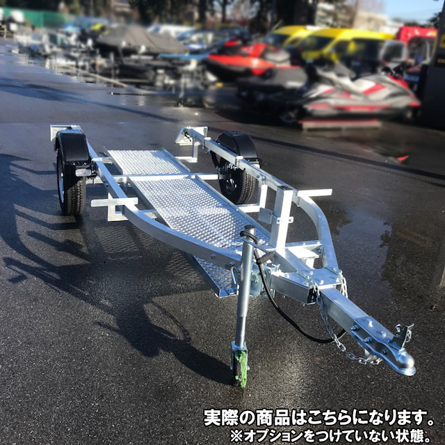 REX TRAILER &frasl; レックストレーラー | REX-JBTRB2輪車牽引専用 普通8ナンバー スチールフレーム 2艇積 STYLE LOW 0 JET トレーラー※代引き不可※送料別途 SOREX #ソレックス