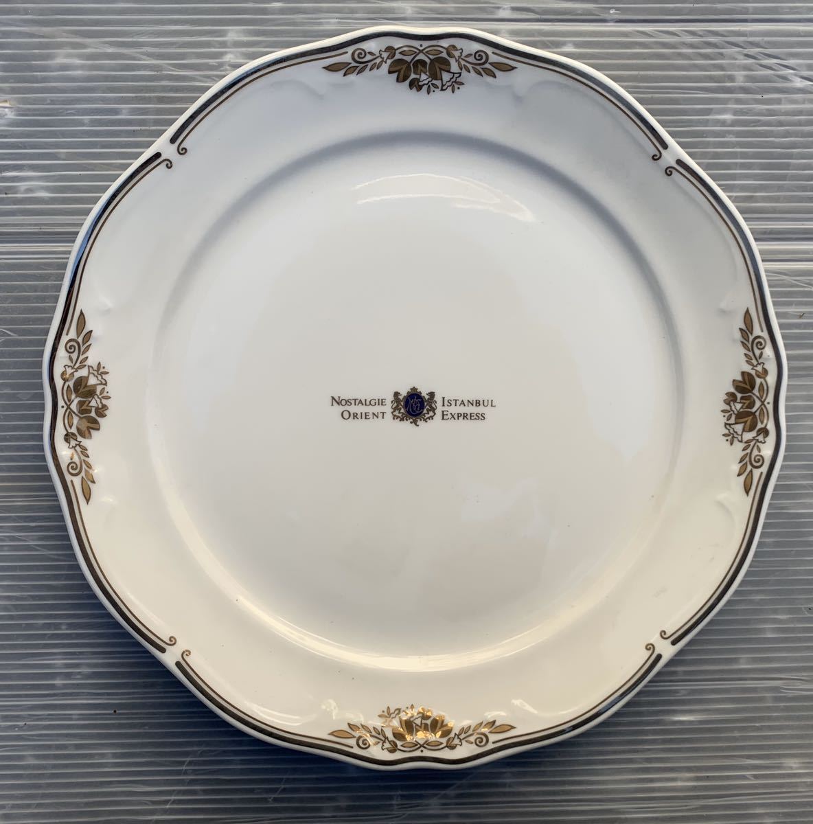 【良品】MOMOYAMA 大皿1枚中皿5枚 Nostalgie Istanbul Orient Express NI-304 オードブルセット 桃山陶器 食器 取り皿 小皿 オリエント急行_6