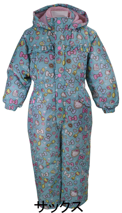 【新作，定番】 HELLO KITTY ハローキティ 女の子用 キッズガールズスキーウェア カラー サックス 品番6659000(100cm～)｜売買されたオークション情報、yahooの商品情報をアーカイブ公開 - オークファン 子ども用