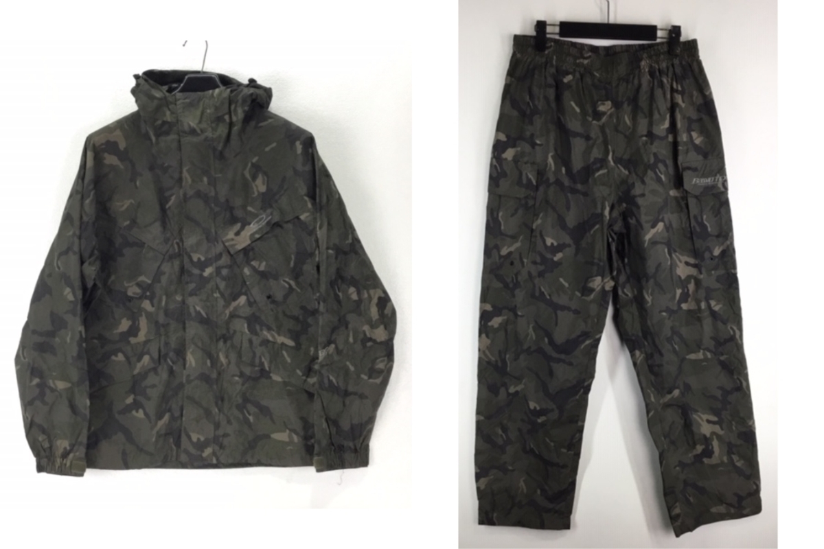 Bawo バウオ 東レ フィッシング レインスーツ 合羽 セットアップ 上下 カモフラージュ柄 メンズｌ 釣り ウエア 売買されたオークション情報 Yahooの商品情報をアーカイブ公開 オークファン Aucfan Com