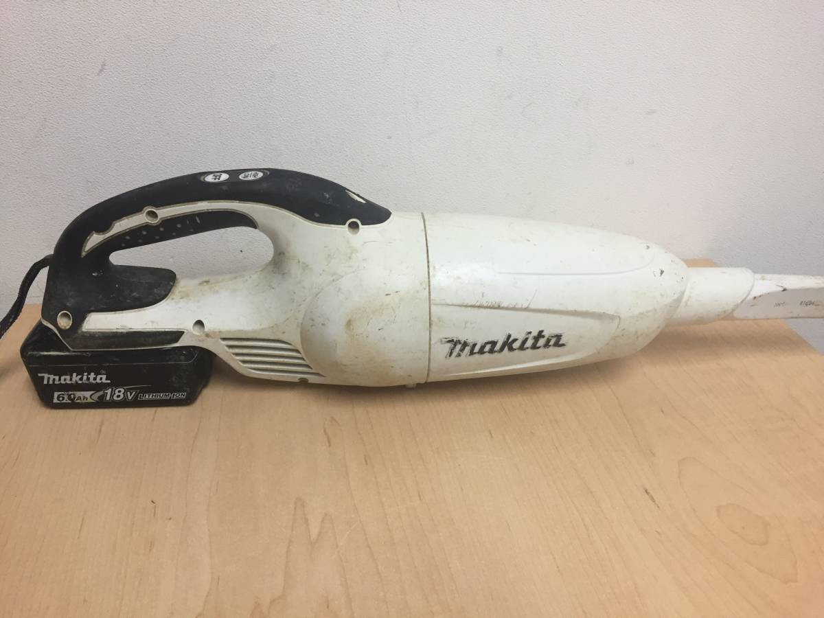 電動工具]マキタ/Mkita 充電式クリーナー CL181FD 白 予備バッテリー 