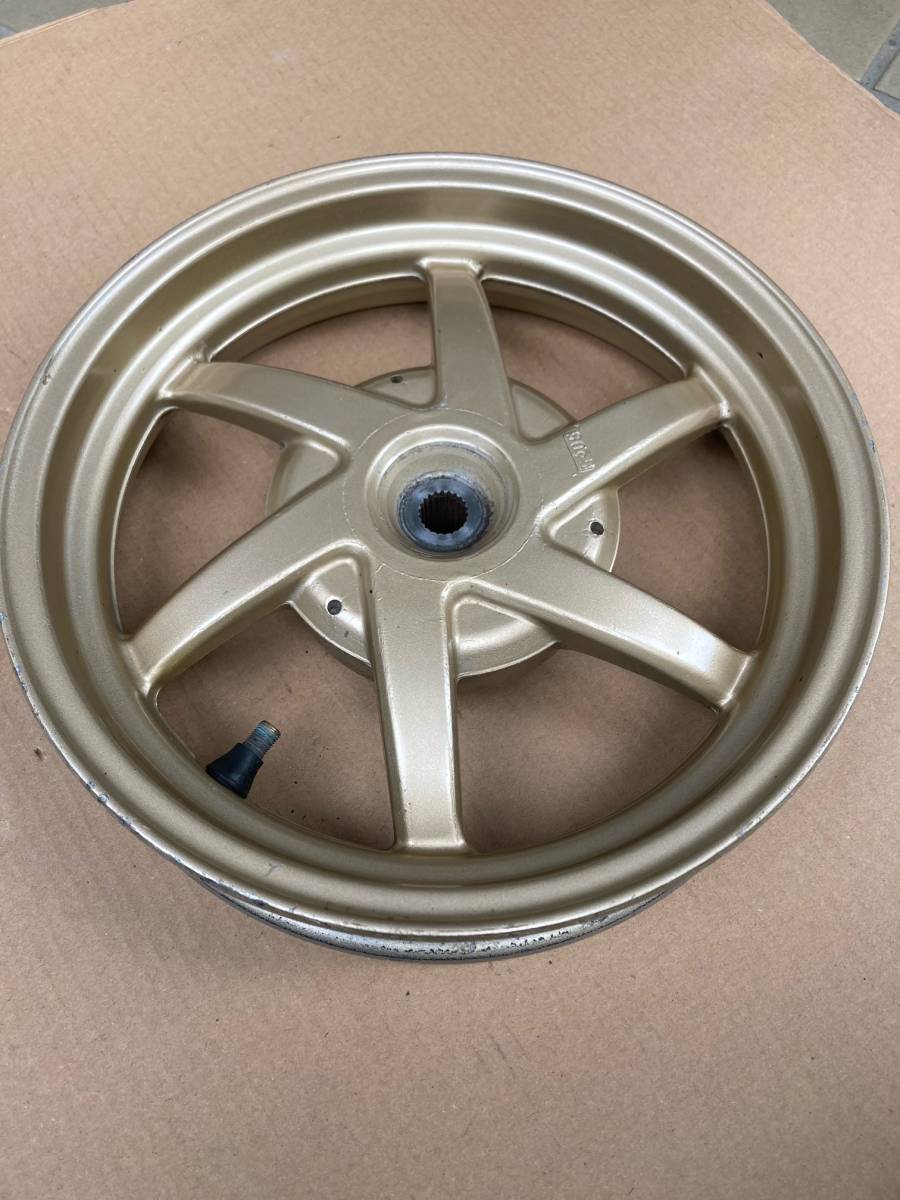 ホンダ ライブディオZX AF35 純正 アルミホイール 前後 セット DIO アルミホイール ライブDIO SR/ZX AF34/AF35 前後セット 黒 : shop