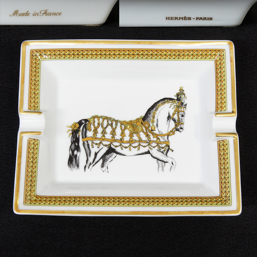 アッシュトレイ 灰皿 HERMES エルメス 馬柄 | ホース HERMESエルメス