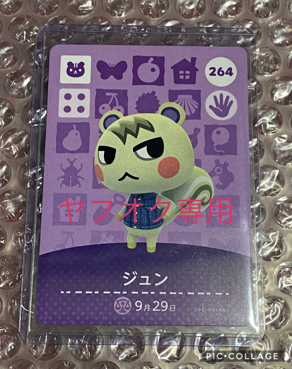 どうぶつの森amiiboカード ジュン 1枚の通販 みい（1256216167