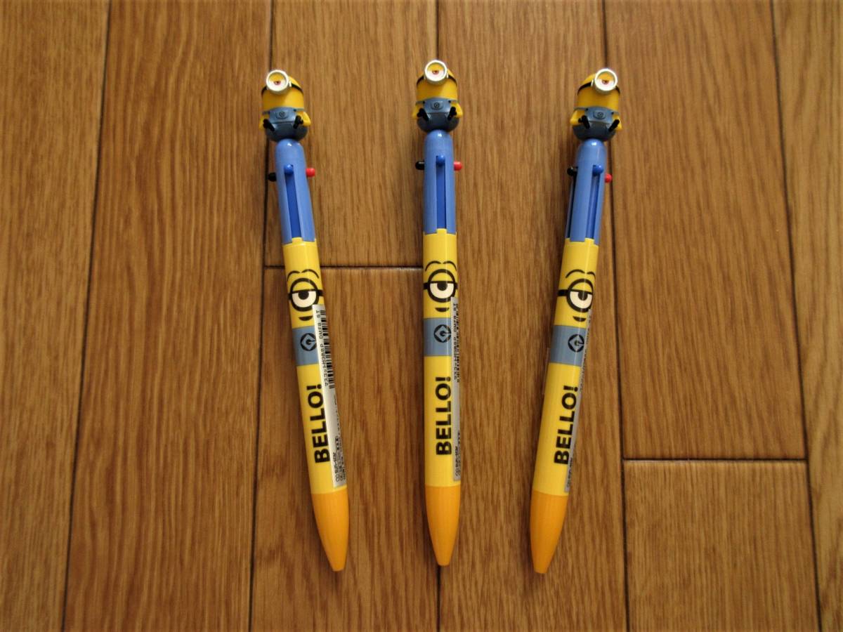 ミニオン マスコット付き 3色ボールペン 3本セット スチュアート ミニオンズ 怪盗グルー ボールペン一般 売買されたオークション情報 Yahooの商品情報をアーカイブ公開 オークファン Aucfan Com