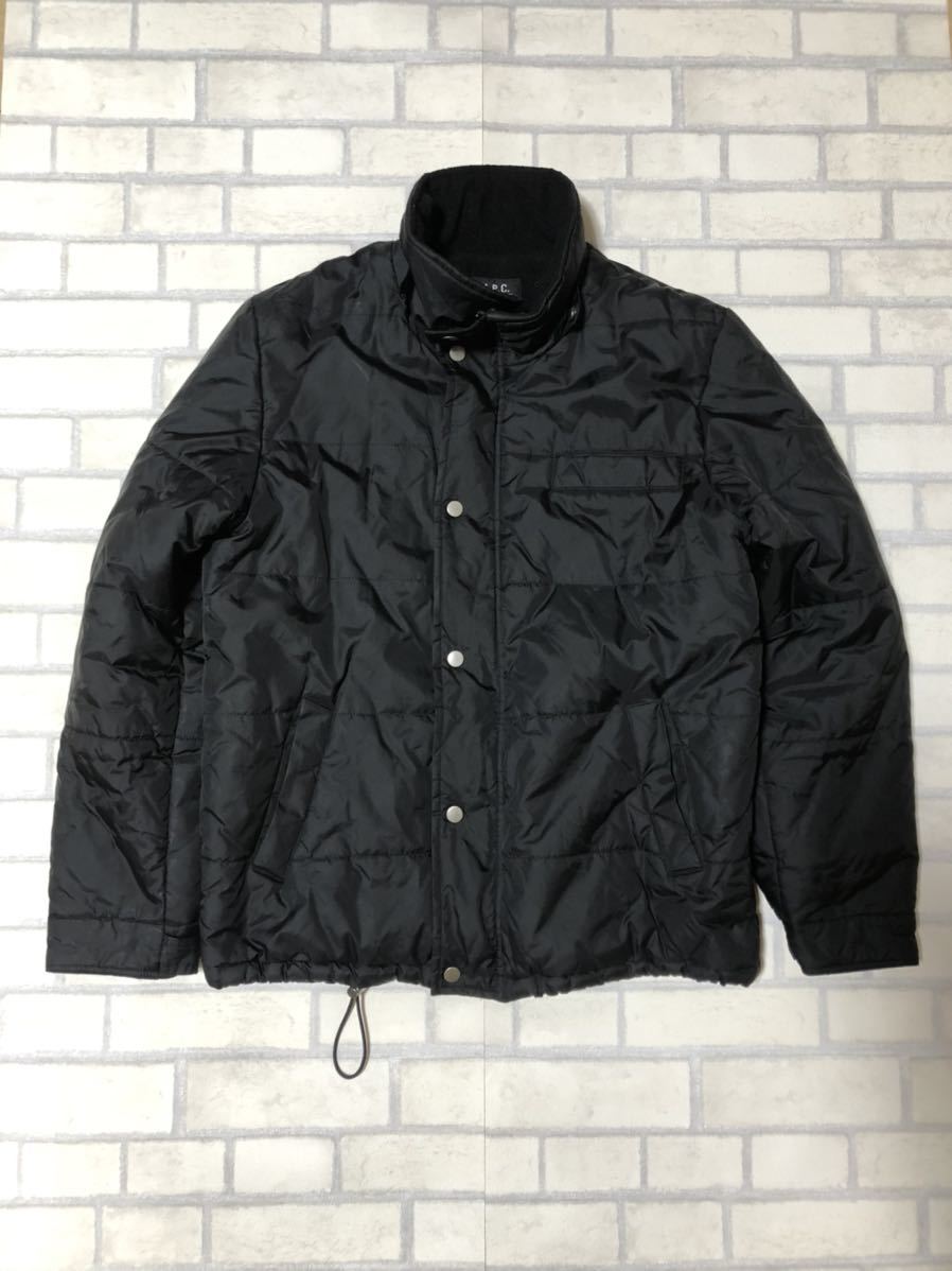 A.P.C 中綿ブルゾン Mサイズ ブラック フリース ジャケット 