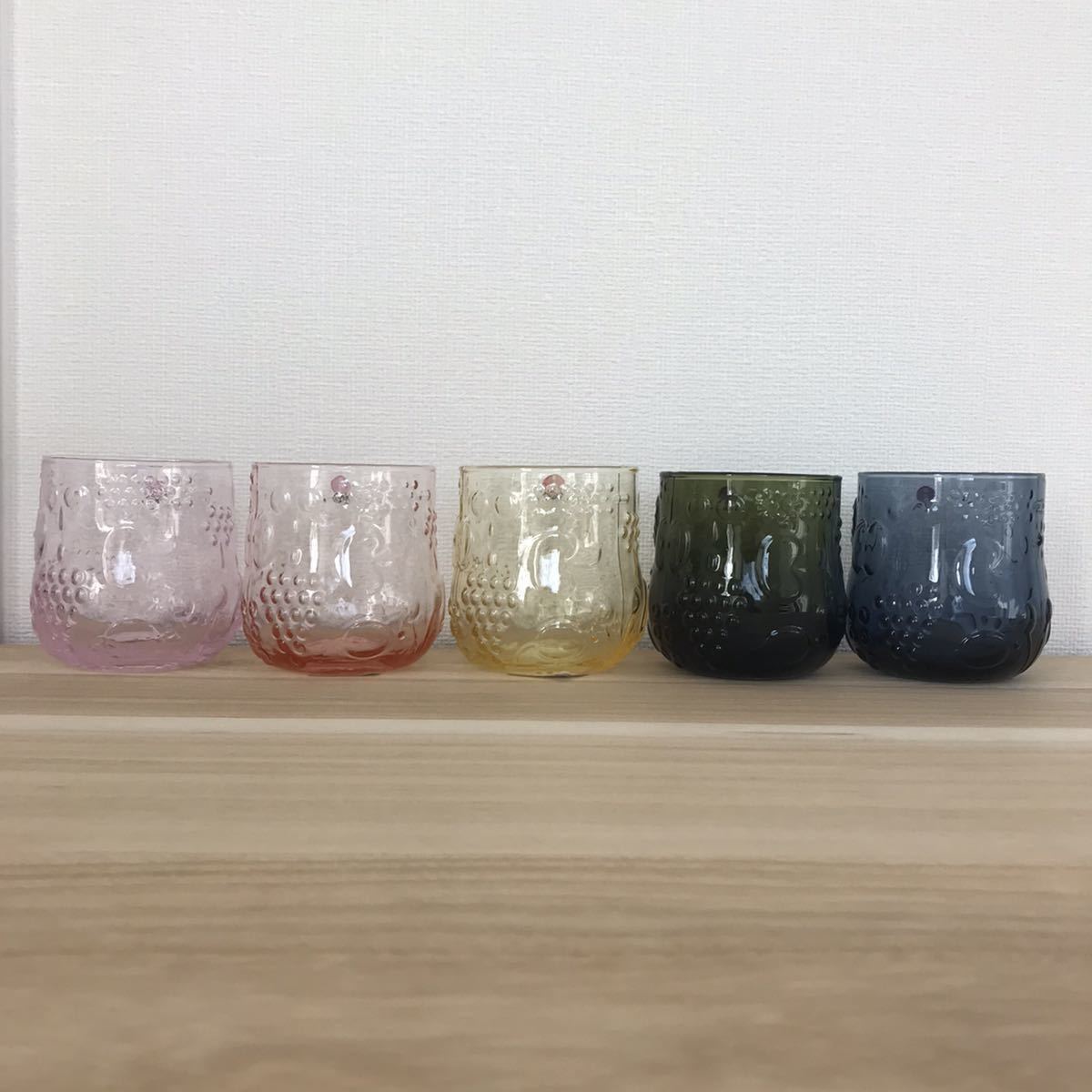 未使用 iittala Frutta タンブラー25cl ペールピンク サーモンピンク 