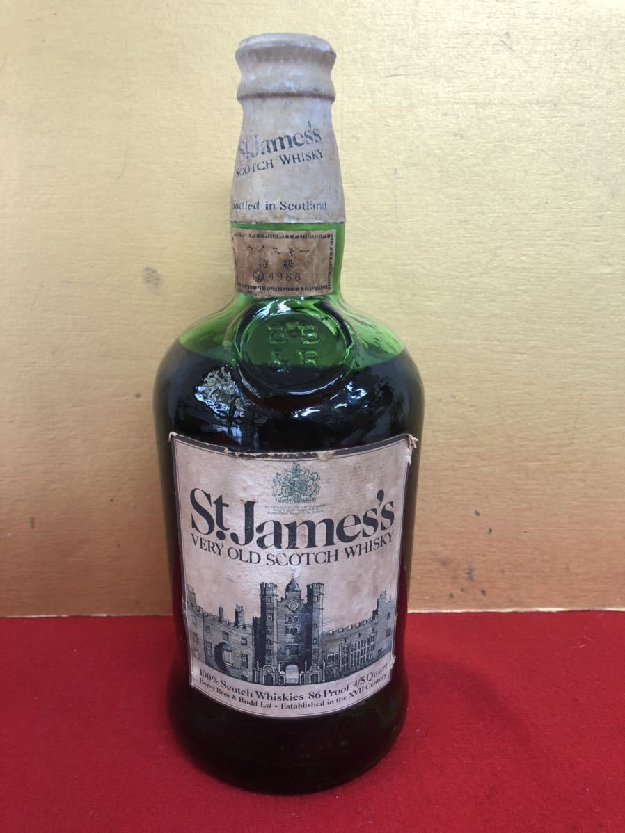 飲料・酒 【古酒・未開栓】 St.James's VERY OLD 760ml