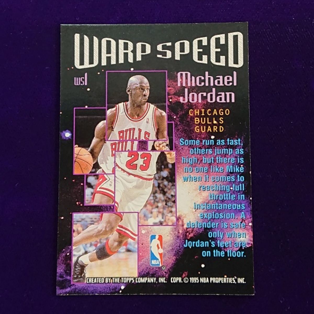 NBA】 Michael Jordan Topps Stadium Club Warp Speed □検索 