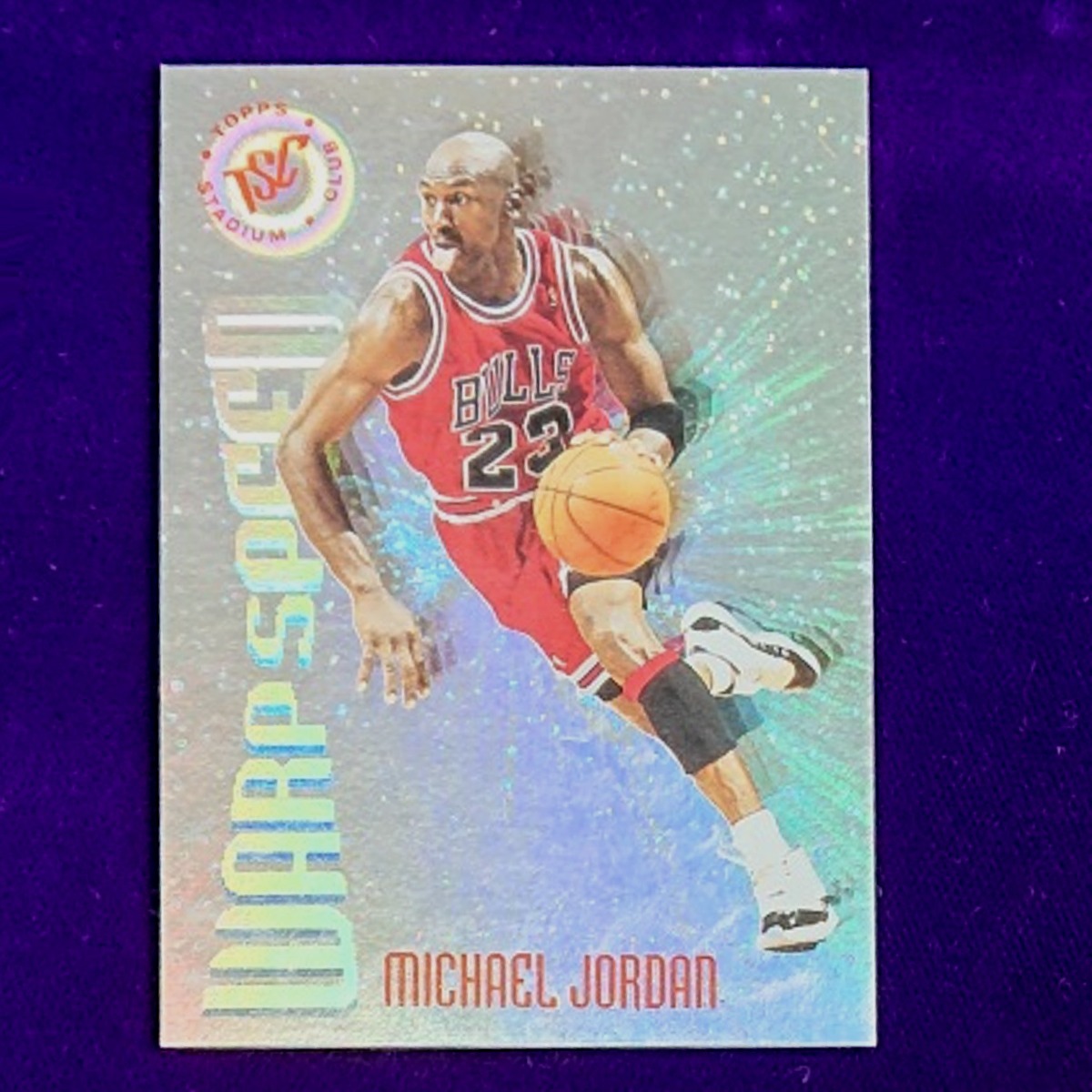 NBA】 Michael Jordan Topps Stadium Club Warp Speed □検索 