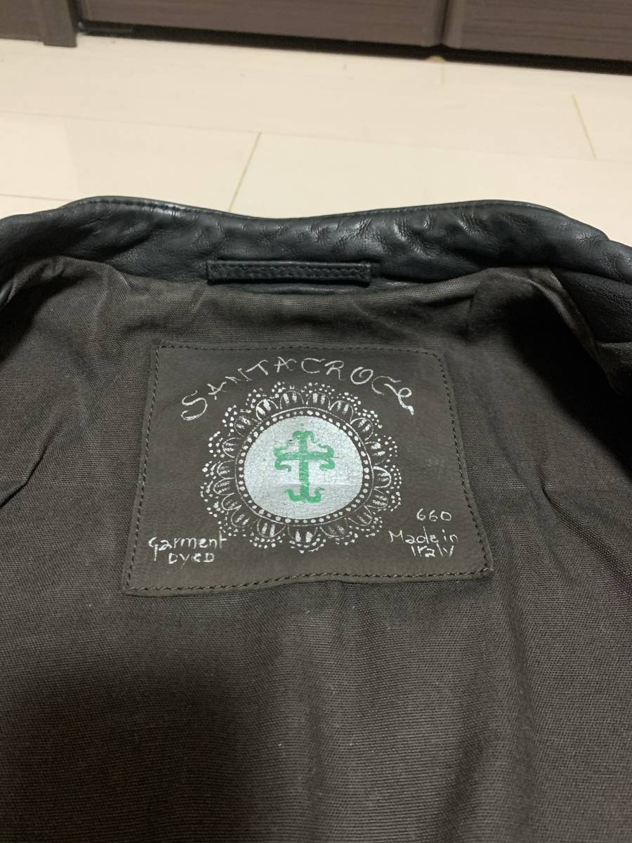 サンタクローチェ SANTACROCE バッファロー レザー ライダース