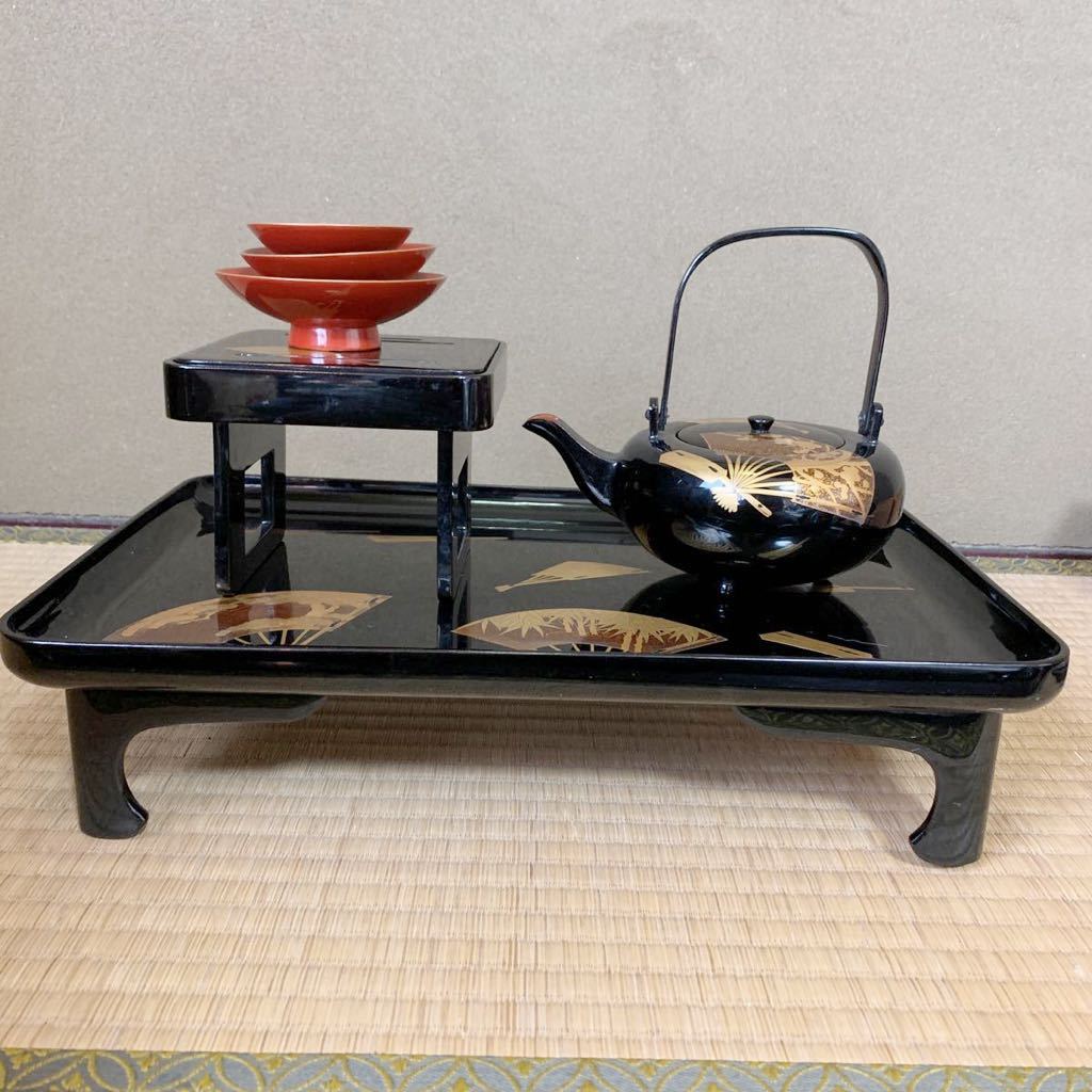 漆器 屠蘇器 蒔絵 木製 御膳 お正月 お屠蘇セット