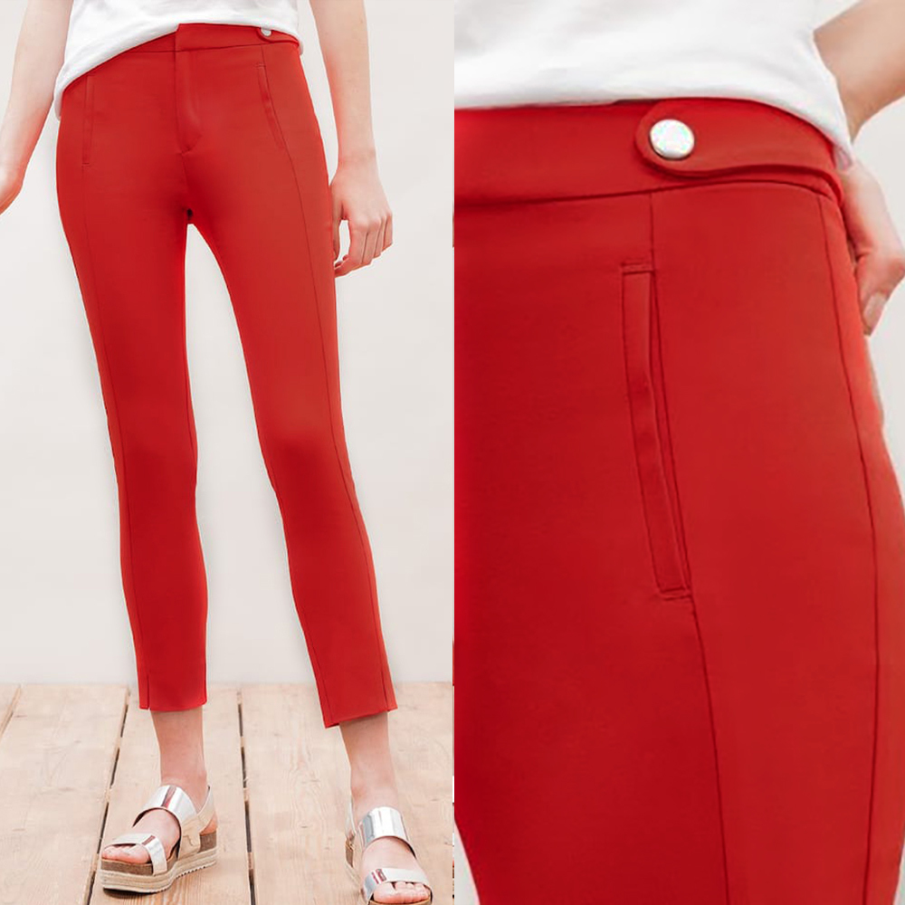 Stradivarius シガレット パンツ 赤系 Zara ザラの姉妹ブランド ストラディバリウス ボトムス 売買されたオークション情報 Yahooの商品情報をアーカイブ公開 オークファン Aucfan Com