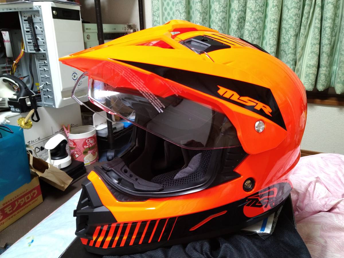 MSRレーシング・XPEDITION・ヘルメット・新品未使用品に近い。