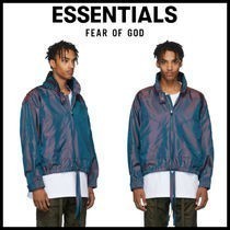 マルチ/Mサイズ fear of god ESSENTIALS FOG ハーフジップ ナイロン  