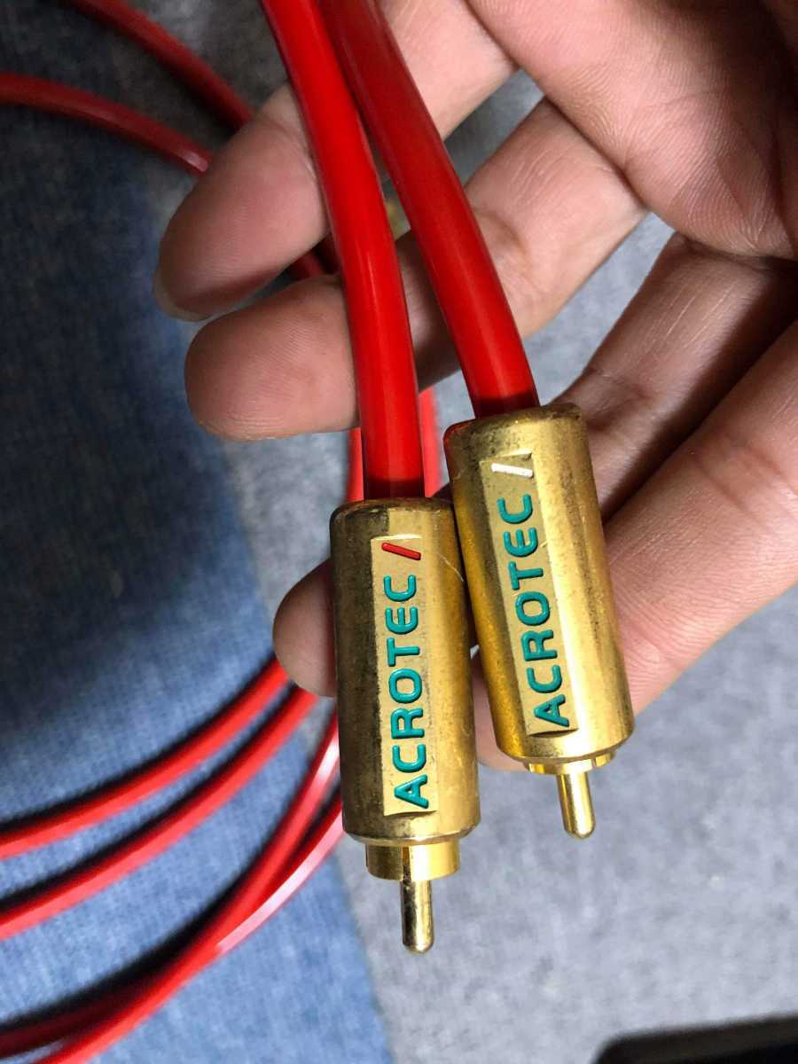 ACROTEC Cable 6N-A2050 RCA Stress Free RCAケーブル 約1メートル