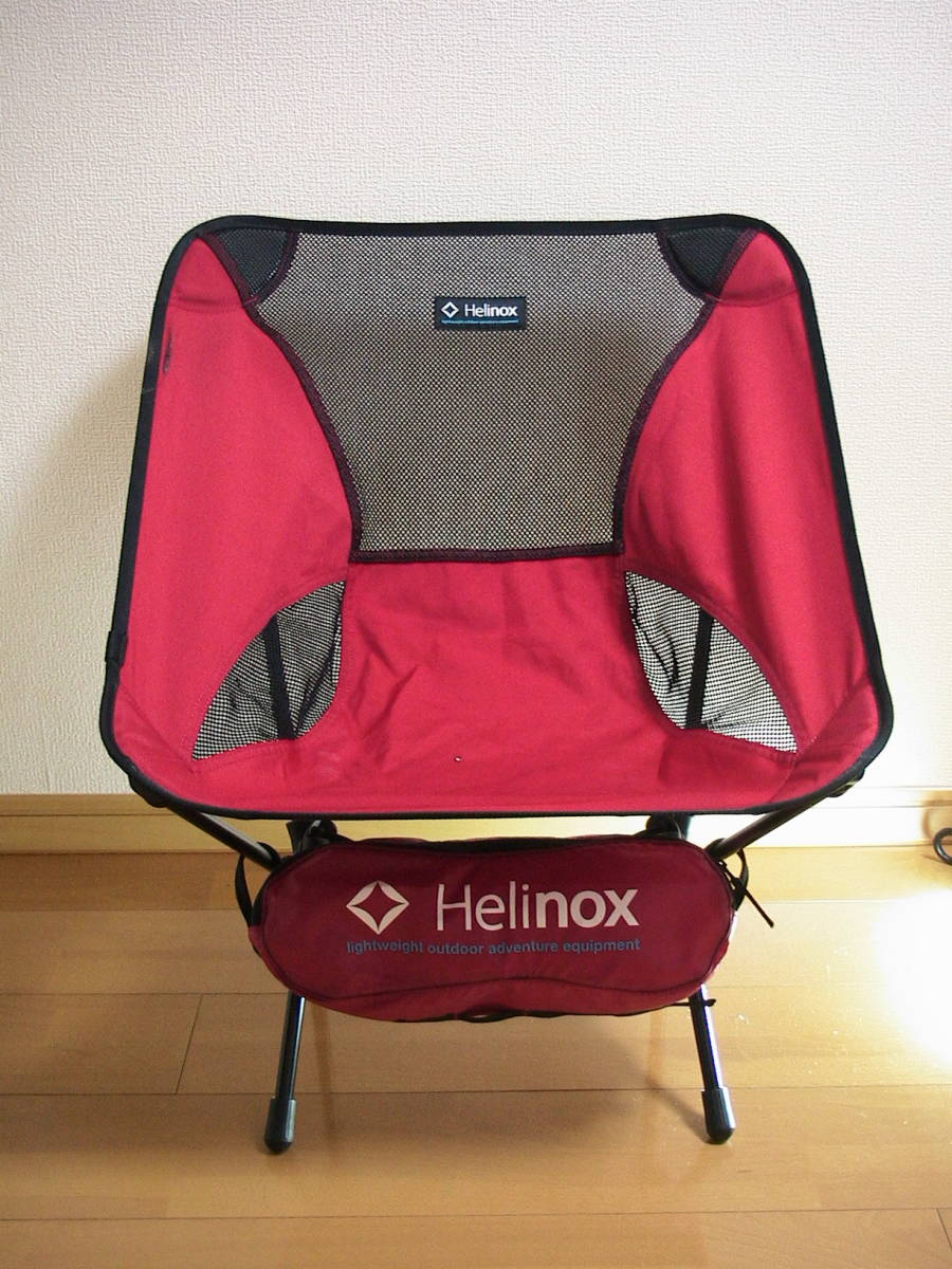 ヘリノックス Helinox チェアワン レッド 完売商品 ヘリノックス