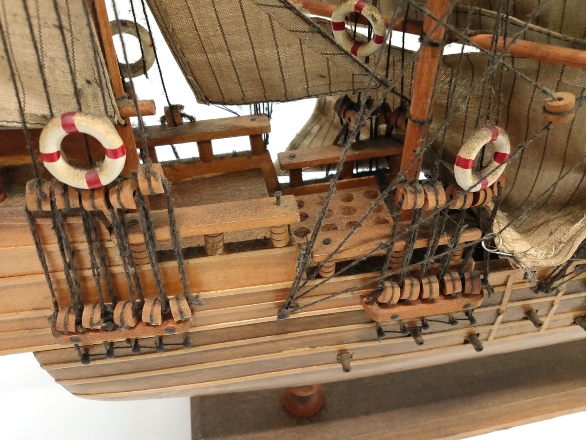 Spanish Galleon ガレオン船 帆船模型 アンティーク 高さ70 全長80 幅15 Sr23 船 売買されたオークション情報 Yahooの商品情報をアーカイブ公開 オークファン Aucfan Com