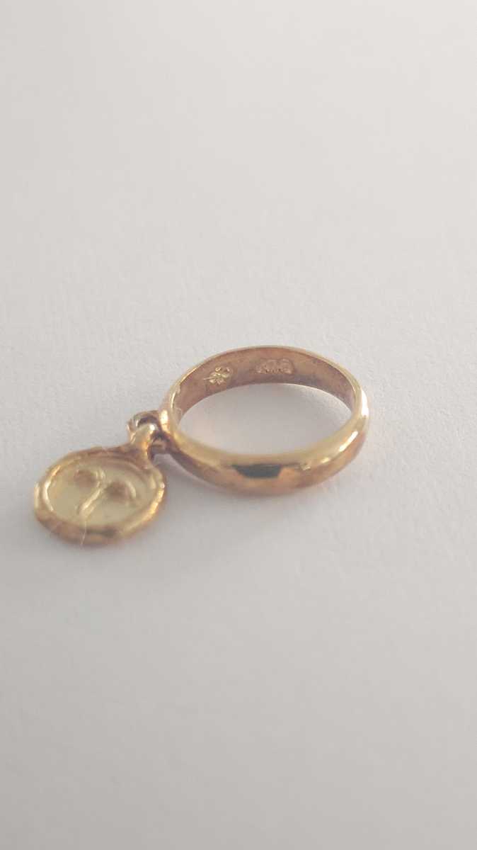 Lovety ベビーリング ペンダントトップ K18 ジュエリーマキ 貝殻ケース