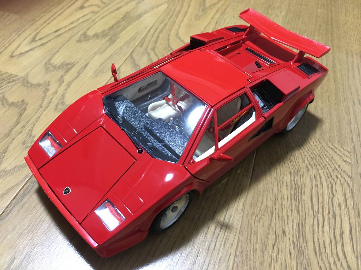 絶版！1/18 ランボルギーニ　カウンタック　5000 クワトロバルボーレ　1988 ブラーゴ　中古 ランボルギーニ カウンタック 京商 KYOSHO ORIGINAL クアトロ