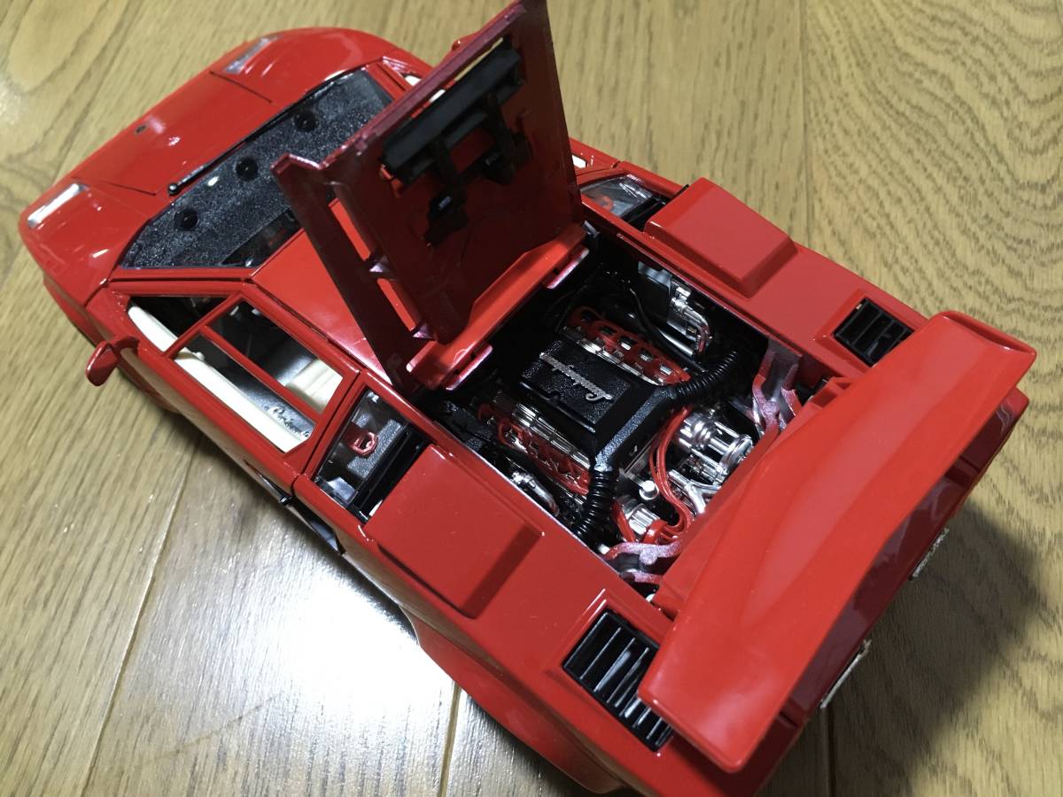 絶版！1/18 ランボルギーニ　カウンタック　5000 クワトロバルボーレ　1988 ブラーゴ　中古 ランボルギーニ カウンタック 京商 KYOSHO ORIGINAL クアトロ