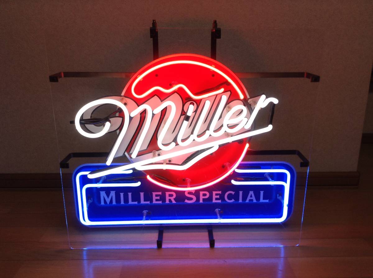 ネオン管 ネオンサイン Miller Beer ミラービール ミラー MILLER 