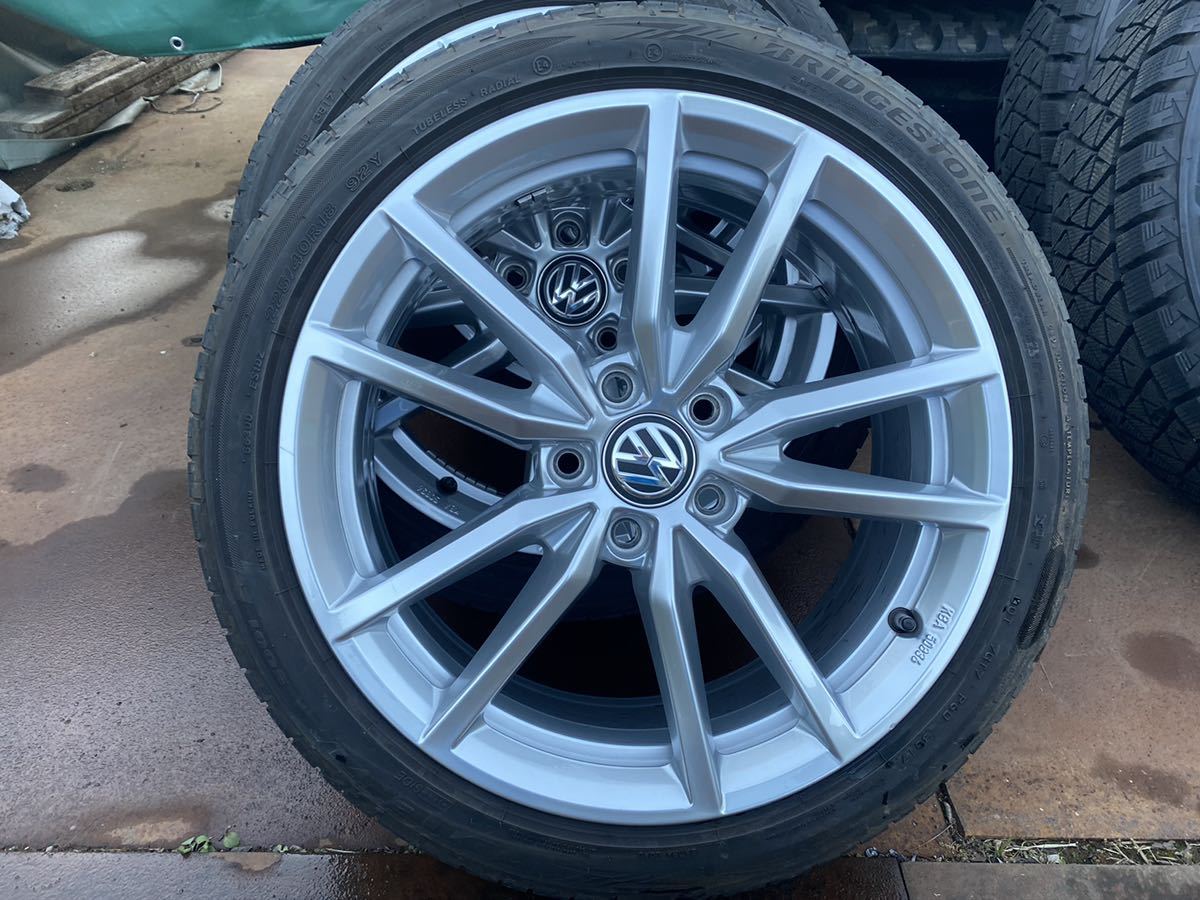 PRETORIA ゴルフ 純正オプション VW純正ホイール ハイグロスブラック 