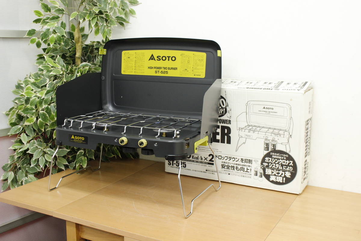 未チェックジャンク品 SOTO/ソト ツーバーナー ST-525 コンロ ストーブ