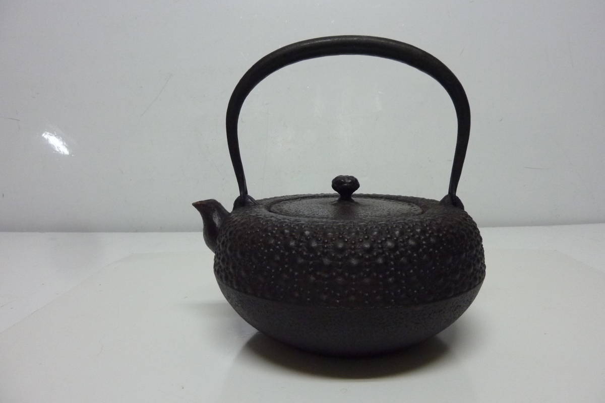 南部盛岡 三厳堂 鉄瓶 茶道具 茶器_1