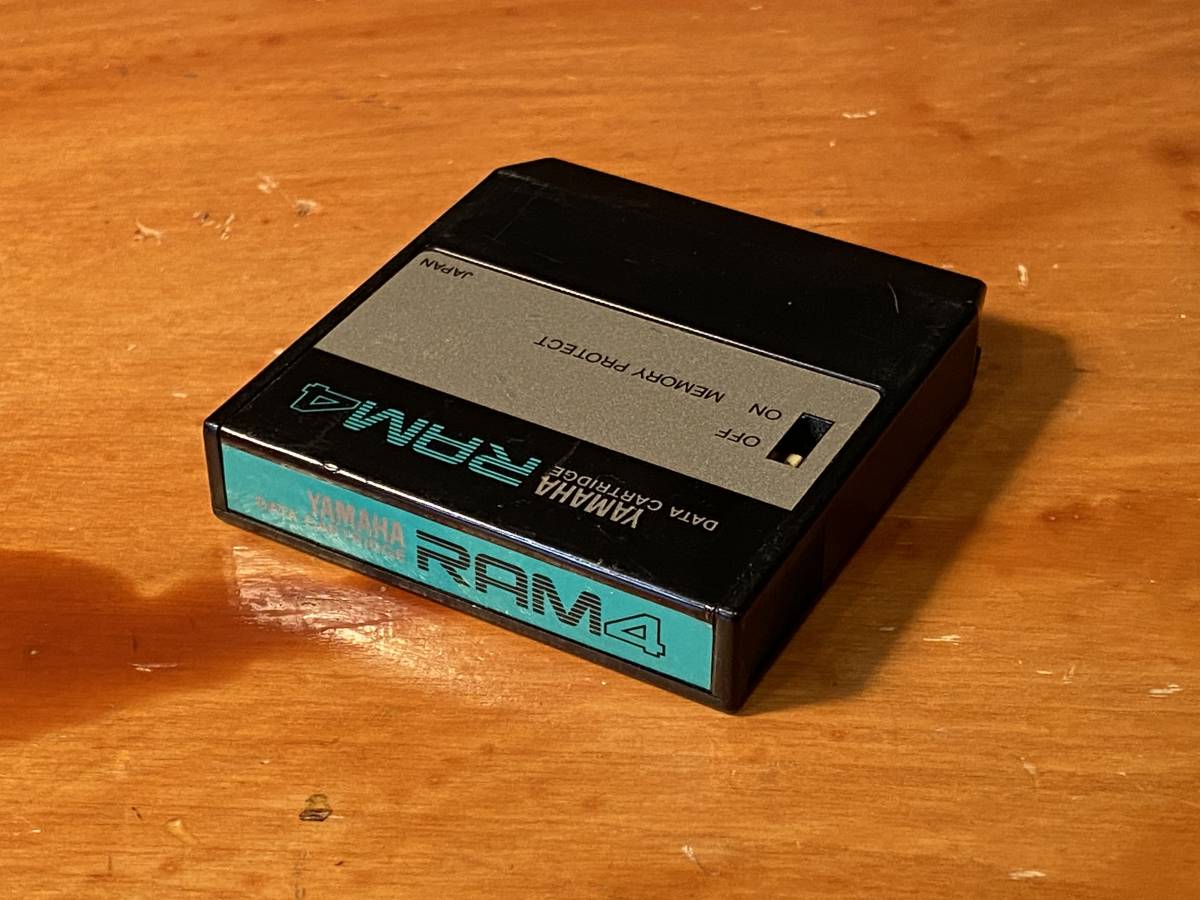 RAM4 データカートリッジ Yamaha ジャンクYAMAHA DATA CARTRIDGE