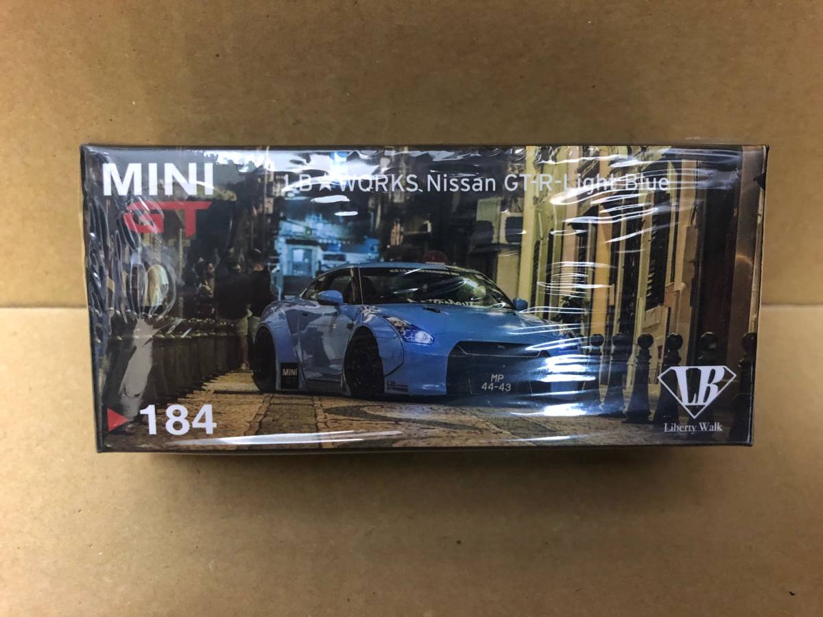 TSM MINI GT LB works Nissan GT-R Light Blue Collection Garage R35 LBWK ...