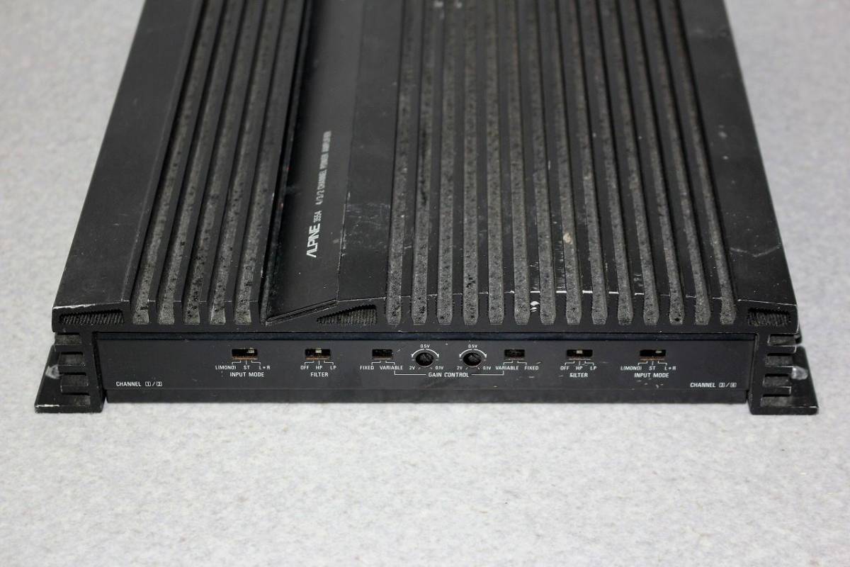 ALPINE 0 パワーアンプ カーオーディオ チャンネルパワーアンプ