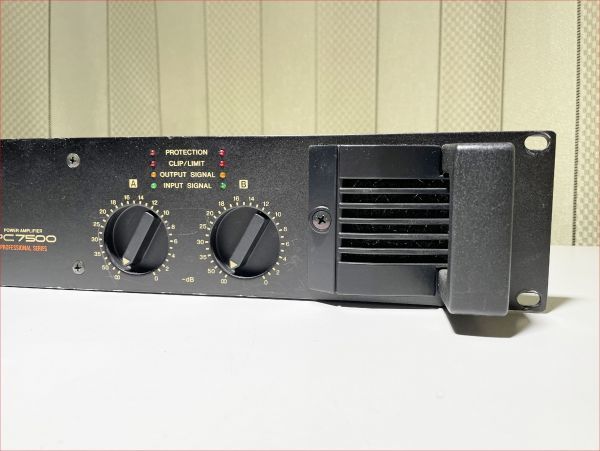 YAMAHA PC7500 パワーアンプ 業務用パワーアンプ 2台 直接 ☆ヤマハ