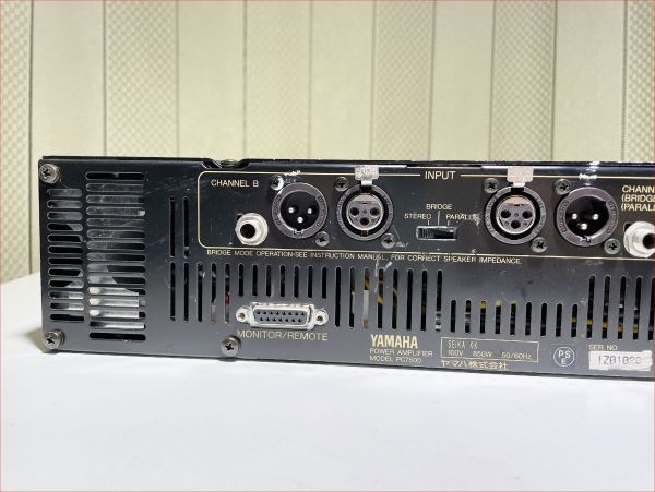 YAMAHA PC7500 パワーアンプ 業務用パワーアンプ 2台 直接 ☆ヤマハ