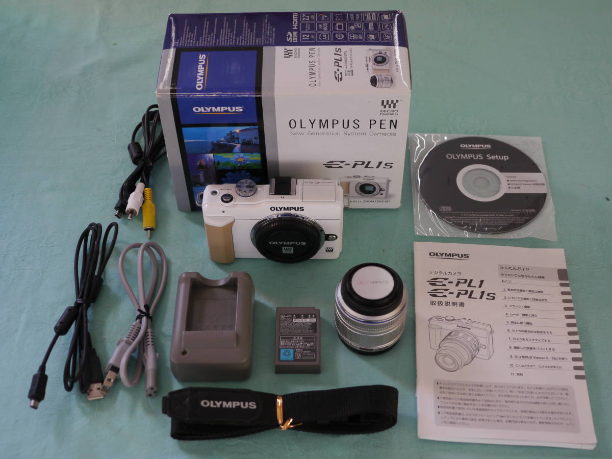 OLYMPUS PEN Lite E-PL1s White M.ZUIKO DIGITAL 14-42mm f:3.5-5.6 Ⅱ