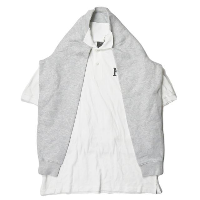 AFTERHOMEWORK アフターホームワーク フランス製 POLO SHIRTS S/S ポロシャツ ショートスリーブ M 半袖 スウェットレイヤード mc65223