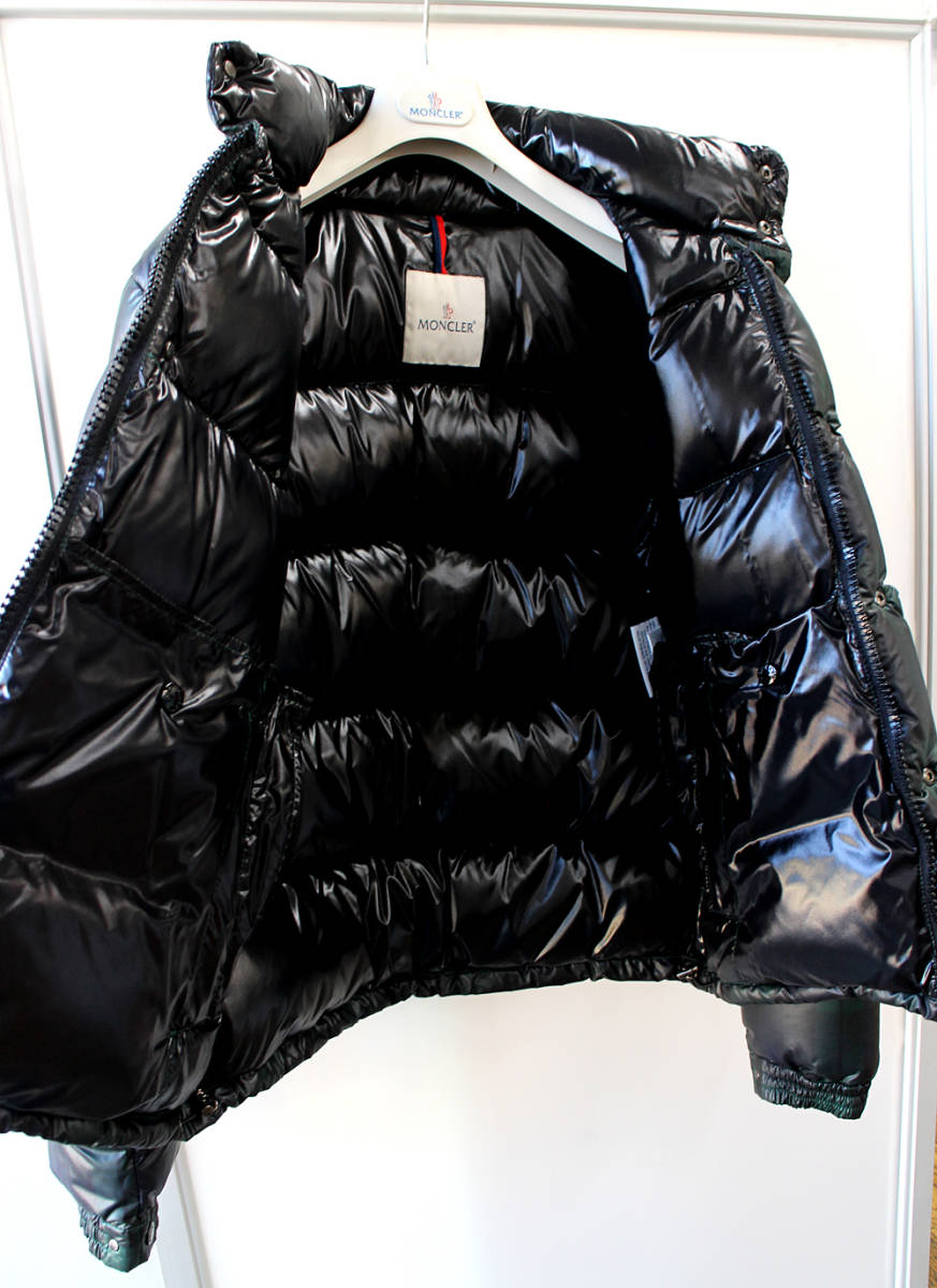 1円～【MONCLER】モンクレール コンブルー ダーク グリーン チェック 