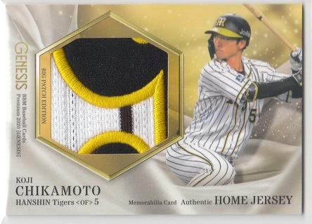 BBM2025 ジェネシス 2020BBM GENESIS 近本光司 BIGパッチカード 30枚