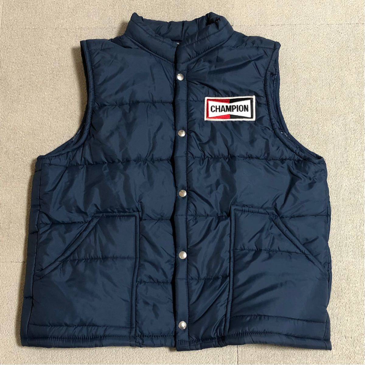 Champion チャンピオン Spark Plugs ビンテージダウンベスト ハーレー 